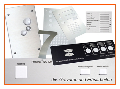 GuF Schilderfabrik - Gravurtechnik - Frstechnik - Drucktechnik -  LED-Technik - Werbetechnik in Rhein-Main - Westerwald Siegerland Mittelhessen